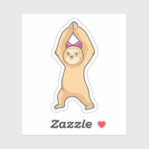 Sleuf op fitness-sport sticker