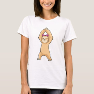 Sleuf op fitness-sport t-shirt