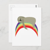 Sleuf op regenboog briefkaart (Voorkant / Achterkant)