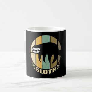 Sleuf-retro   Sloth Funny Gift Koffiemok