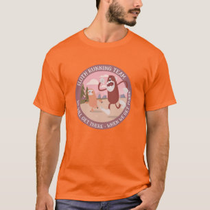 Sleuf RUNNING Team Funny Runners Graphics Gift T-shirt