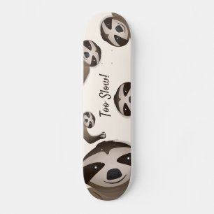 Sleuf te traag toan Animal Illustration skateboard