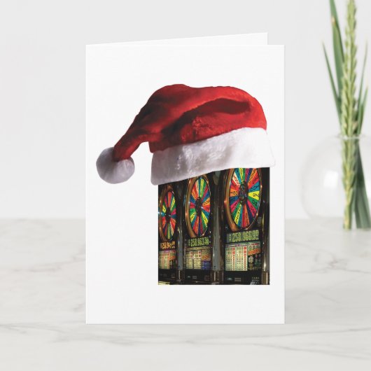 Sleuf voor kerstkralen feestdagen kaart (Voorkant)