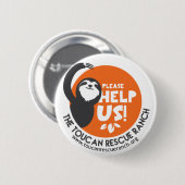 Sleuf voor ondersteuning ronde button 5,7 cm (Voorkant /achterkant)