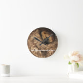 Sleuf wandklok ronde klok (Huis)