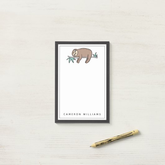 Sleuf zegt: Ontspan Post-it® Notes (Op bureau)