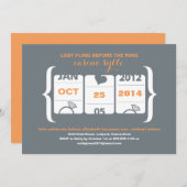 Sleufmachine Bachelorette Kaart (Voorkant / Achterkant)