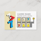 Sleufmachine, casino, gamesector visitekaartje (Voorkant)