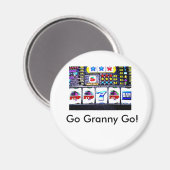 Sleufmachine, Go Granny Go! Magneet (Voorkant / Achterkant)