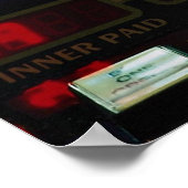 Sleufmachine in een casino poster (Hoek)