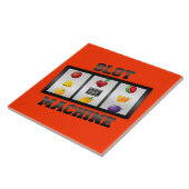 Sleufmachine, populair ontwerp tegeltje (Zijkant)