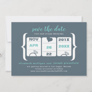 Sleufmachine Save the Date - Huwelijk