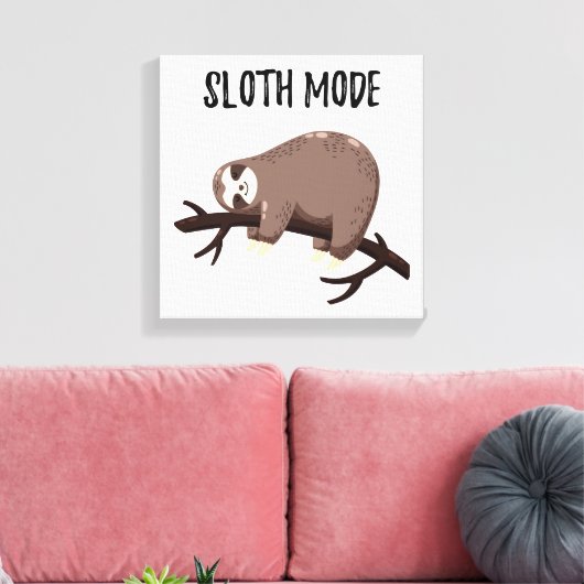 Sleufmodus Canvas Afdruk (Insitu (Woonkamer))