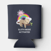 Sleufmodus geactiveerd Funny Illustratie Blikjeskoeler (Achterkant)