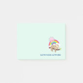 Sleufmodus geactiveerd Funny Illustratie Post-it® Notes (Voorkant)