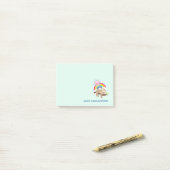 Sleufmodus geactiveerd Funny Illustratie Post-it® Notes (Op bureau)