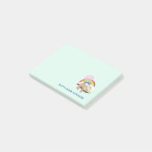 Sleufmodus geactiveerd Funny Illustratie Post-it® Notes (Schuin)