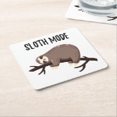 Sleufmodus Vierkante Kartonnen Onderzetter (Schuin)