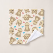 Sleufpatronen, klapsleuven, harten bad handdoek (Wasdoekje)