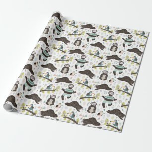 Sleufpatroonpapier Cadeaupapier