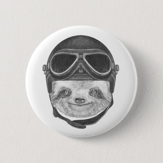 Sleufportret |  Helmet Ronde Button 5,7 Cm (Voorkant)