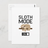 Sleufstand ingeschakeld briefkaart (Voorkant / Achterkant)