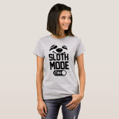 Sleufstand ingeschakeld t-shirt (Voorkant volledig)