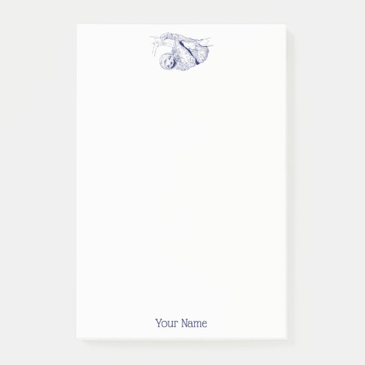 Sleuftreklichtfoto #1 Blauw Post-it® Notes (Voorkant)