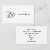 Sleuftreklichtfoto #1 visitekaartje (Voorkant / Achterkant)