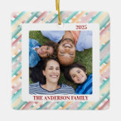 Sleupserie kerstWaterverf Foto Keramisch Ornament (Voorkant)