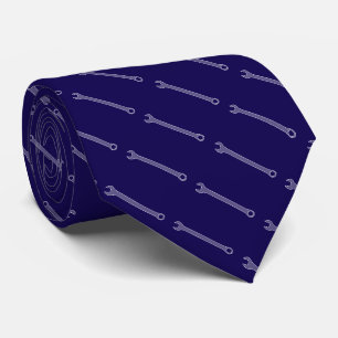 Sleutel blauw stropdas