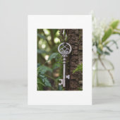 sleutel en boom kaart (Staand voorkant)