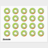 sleutel Limoen Donut Wall Sticker (Vel)