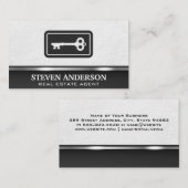 Sleutel Logo | Onroerend goed Visitekaartje (Voorkant / Achterkant)