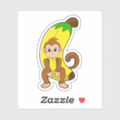 Sleutel met Banana Sticker (Vel)