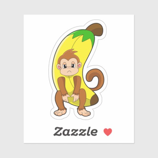 Sleutel met Banana Sticker (Vel)