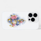 Sleutel met roze rozen Case-Mate iPhone case (Achterkant (horizontaal))