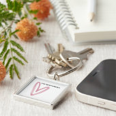 sleutel sleutelhanger (Zijkant)