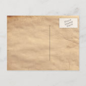 sleutel slot oude bewaar de datum briefkaarten (Achterkant)