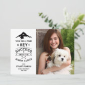 Sleutel tot de Uitnodiging van het Afstuderen van  (Staand voorkant)