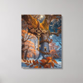 Sleutel tot het ontsluiten van de seizoenen canvas afdruk (Voorkant)