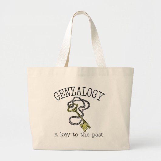 Sleutel tot het verleden grote tote bag (Voorkant)
