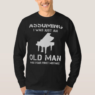 Sleutel tot Lachen: Piano-T-shirt dat Humorous C r T-shirt