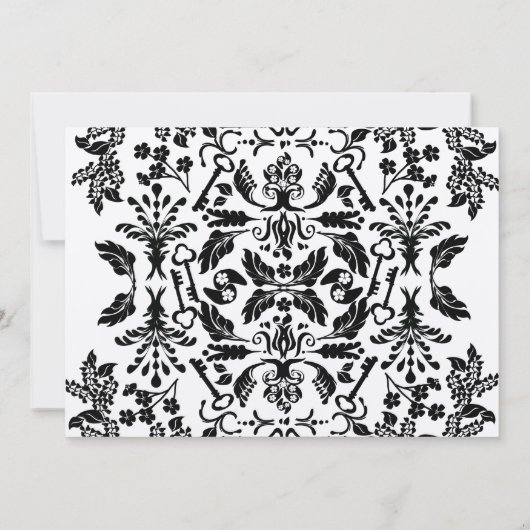 Sleutel tot mijn Hart/ Bewaar de Datum Save The Date (Achterkant)