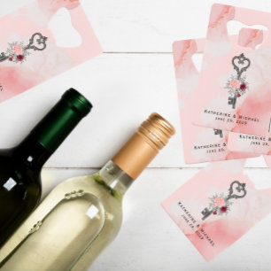 Sleutel tot mijn hart fles opener bruiloft gunsten kredietkaart flessenopener