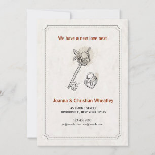 Sleutel tot mijn hart Nieuwe Home Aankondiging