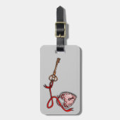 Sleutel tot mijn hart ~ Red Bagagelabel (Voorkant verticaal)