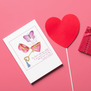 Sleutel tot Mijn Hart Valentijn Kaart (aanpasbaar)