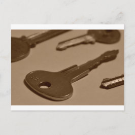 Sleutel tussen Stance Briefkaart