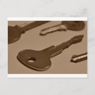Sleutel tussen Stance Briefkaart